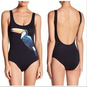 ONIA KELLY TOUCAN ONE PIECE SWIMSUIT Small NWOT